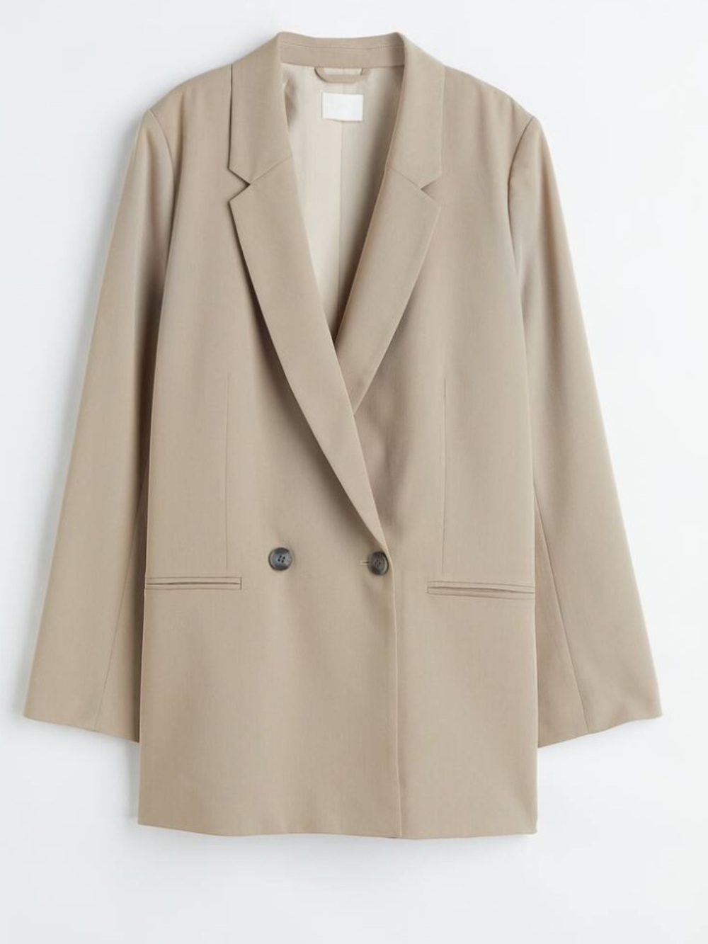 H&M Double-Breasted Relaxed Fit Blazer